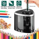 Pencil mannen kinderen Tenwin/Tihoo 8005 Electric/Manual 2 in 1 Sharpener Portable Kids Automatic School Stationery Supplies