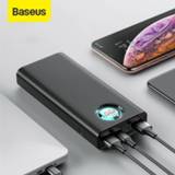 👉 Power bank Baseus 20000mAh with PD3.0 Fast Charging For iPhone Quick Charge 4.0 Supercharge Powerbank Xiaomi Samsung