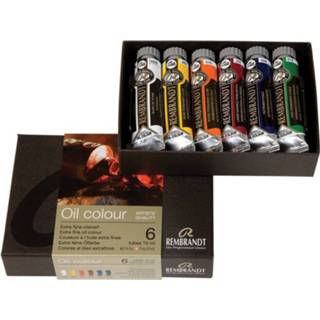 👉 Olieverf medium Rembrandt Starterset - 6 x 15 ml Tubes