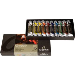 👉 Olieverf medium Rembrandt Basisset - 10 x 15 ml Tubes