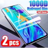 👉 Screenprotector 2PCS Full Cover Hydrogel Film For Huawei P10 P20 P30 Pro Mate 10 20 30 P40 Plus Lite E Nova 5T Screen Protector Not Glass