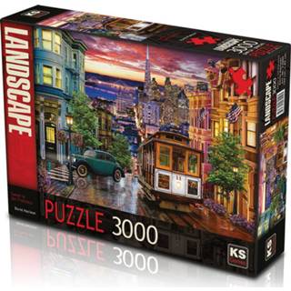 👉 Puzzel Sunset in San Francisco 3000 Stukjes 8681842230095
