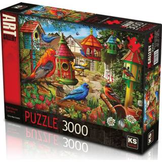 👉 Puzzel Bird House Gardens 3000 Stukjes 8681842230033