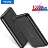 👉 Powerbank TOPK 10000mAh Power Bank 18W Quick Charge 3.0 Type C PD Fast Charging External Battery Charger for Mobile Phones