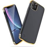 👉 Batterij oplader For iPhone 11 Slim Plating shockproof Battery Charger Case Pro Max Rechargeable Power Bank Charging Cover Capa