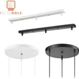 Hanger Pendant Lamp Accessory 3 Lamps Bar Long Round Ceiling Mounted Plate Canopy Customize for lights Hanglamp DIY