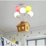 👉 Ballon Modern LED Children's chandelier lighting Novelty Colorful balloons pendant lamp child bedroom fixtures Nordic hanging lights