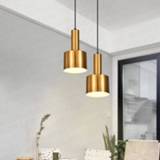 👉 Hanger Modern single head Golden Pendant Lights American creative living room bedroom restaurant study corridor Light fixture E27