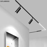 👉 Spotlight NEW Magnetic attraction combination Lighting Led Track light aluminum Spot Rail Spotlights Replace Halogen Lamps