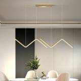 👉 Hanger zwart goud Modern Led pendant lights For Bed Diningroom Kitchen luces decoracion nordic lamp 110-220V Black/Gold Hanging