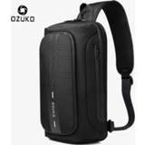 👉 Messenger bag OZUKO Multifunction Men Chest Anti-theft Male Sling Bags Waterproof Crossbody USB Charging Outdoor Pack