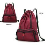 👉 Backpack nylon vrouwen YINJUE Drawstring Women Swimming Bag Weekend Travel Organizer Outdoor Portable Foldable Lady Casual Luggage Bags