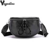 👉 Messenger bag PU leather small vrouwen Vintage Bags For Women Semicircle Saddle Poach Shouder Bucket Crossbody Females Handbags