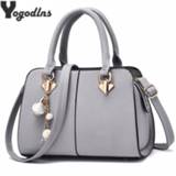 👉 Ornament vrouwen NEW brand women hardware ornaments solid totes handbag high quality lady party purse casual crossbody messenger shoulder bags