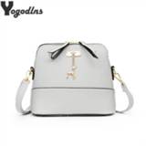 👉 New Women Messenger Bags Vintage Small Shell Leather Handbag Casual Bag Handbag Women Bags Handbags Women Famous Brands