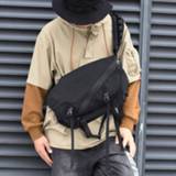 👉 Messenger bag men's backpack locomotive wind ins tide brand shoulder Japanese tooling postman student female