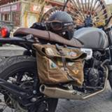 👉 Messenger bag wax canvas Waterproof retro casual motorcycle men's shoulder locomotive side package poor