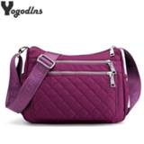 👉 Messenger bag nylon large vrouwen Fashion Women Oxford Waterproof Shoulder Package Capacity Casual Travel Crossbody bolsa feminina