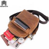 👉 Backpack MISFITS Men's Waist Bag New Fanny Fashion Crossbody Shoulder Sling Male Phone and Credit Cards Hip Pack Handy Pocket