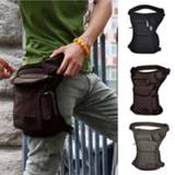 👉 Riem canvas vrouwen Men Drop Leg Bag Women Waist Fanny Pack Belt Military Travel Motorcycle Multi-purpose Messenger Shoulder Bags #734