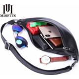 👉 Handtas leather MISFITS Men's Genuine Messenger Shoulder Chest Purse Bum Hip Belt Phone and Credit Cards Hiking Travel Male Pack