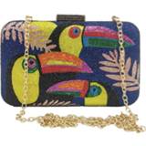 👉 Clutch vrouwen Boutique De FGG Novelty Toucan Bird Women Crystal Evening Bags Rhinestones Box Minaudiere Party Cocktail Handbag Purse