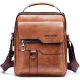 👉 Messenger bag PU leather 2020 New Men's European and American Retro Large-capacity Shoulder Handbag Travel Backpack