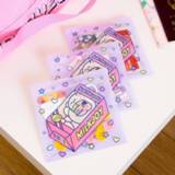 👉 Sock transparent Milkjoy Cute Storage Bag Cartoon Print Summer Bentoy Socks Panties Mask Organizer Travel Accessories 2020