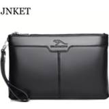 👉 Clutch PU leather large JNKET New Fashion Men's Handbag Zipper Long Wallet Business Bag Capacity Detachable Wristlet