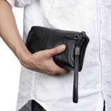 👉 Clutch leather Mens Purse Wallet Wristlet Zipper Handbag Coin Phone Card Carrier Organizer Holder Wrist Bag Pack Business Travel