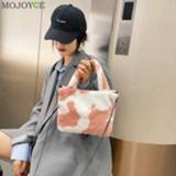 Messenger bag vrouwen Fashion Tote Plush Female Fluffy Shoulder Bags Shopping Handbags Youth Ladies Simple Versatile