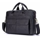 👉 Briefcase leather cowhide large Brand Men Genuine Bag Handbag Capacity Male Laptop Messenger Bags Shoulder