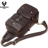 👉 Messenger bag leather Crazy Horser Men Travel Chest Genuine Outdoor for Male Bags Short Trip