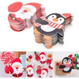 👉 Lollipop 50Pcs Christmas Paper Chocolate Sticks Cake Pops Xmas Decor Party School Supplies Stationery Stickers Gifts