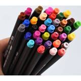 👉 Fineliner mannen 36 Colour Pen 0.4mm Micron Children's Stationery Manga Art Supplies Colores Drawing School Accessories