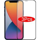 Screenprotector XS 3Pcs Protective Tempered Glass For iphone 12 11 Pro X XR Max Screen Protector on
