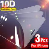 👉 Screenprotector XS 3Pcs Full Cover Protective Glass on For iPhone 11 12 Pro Max X XR Screen Protector 7 8 6 6s Plus SE 2020