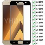 Screenprotector 9D Protection Glass For Samsung Galaxy A3 A5 A7 J3 J5 J7 2016 2017 Screen Protector S7 J2 J4 Core Prime Tempered