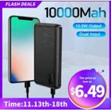 Powerbank YKZ 10000mAh USB Type C Mini Portable Charger Travel Quick External Battery Fast Charge For iPhone 12 Xiaomi