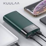 👉 Powerbank KUULAA 20000mAh QC PD 3.0 PoverBank Fast Charging Power Bank 20000 mAh USB External Battery Charger For Xiaomi Mi 10 9
