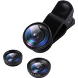 Lens 3-in-1 Kit Fish Eye Wide Angle Macro Fisheye Zoom For Iphone Xiaomi Huawei Samsung Mobile Phone Camera