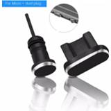 Earphone 2PCS Micro Usb Phone Charging Port + 3.5mm Jack Anti Dust Plug For Xiaomi Huawei Retrieve Card pin 3 in 1