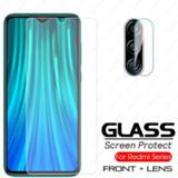 👉 Screenprotector 2in1 tempered glass for xiaomi redmi note 8 pro 8t protective 8a A 8pro screen protector lens