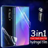 👉 Cameralens 3in1 camera lens hydrogel film for xiaomi redmi note 9s 9pro max 8pro 8 t 8t note7 pro k30 k20 7 note8pro