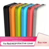 👉 Powerbank rood silicone Protector Case Cover for Red Mi Power Bank 20000 MAh Dual USB 10000 Skin Shell Sleeve