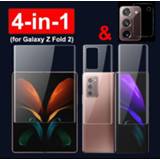 👉 Filmcamera 4-in-1 Front Back Hydrogel Film Camera Lens Screen Protector for Galaxy Z Fold 2 5G Glass Samsung