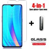 👉 Cameralens 4-in-1 Glass on Realme XT Tempered Oppo X2 X3 X7 X50 5 6 7 Pro 5i 6i 7i Camera Lens Screen Protector Film