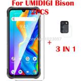 👉 Screenprotector 2-in-1 Camera Tempered Glass On For UMIDIGI Bison Screen Protector 2.5D