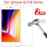 👉 Screenprotector glas Protective glass for iphone 6 s 6s 7 8 plus screen protector tempered i phone s6 7plus 8plus film iphone6s iphone8 iphone7