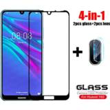 👉 Cameralens s 4-in-1 For Glass Huawei Y6S Tempered Y5 Y6 Y9S Y9a Y7a Camera Lens Screen Protector Full Cover 2020